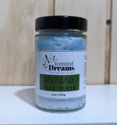 Relaha Face Scrub - Scented with Rosemary and Lavender EO